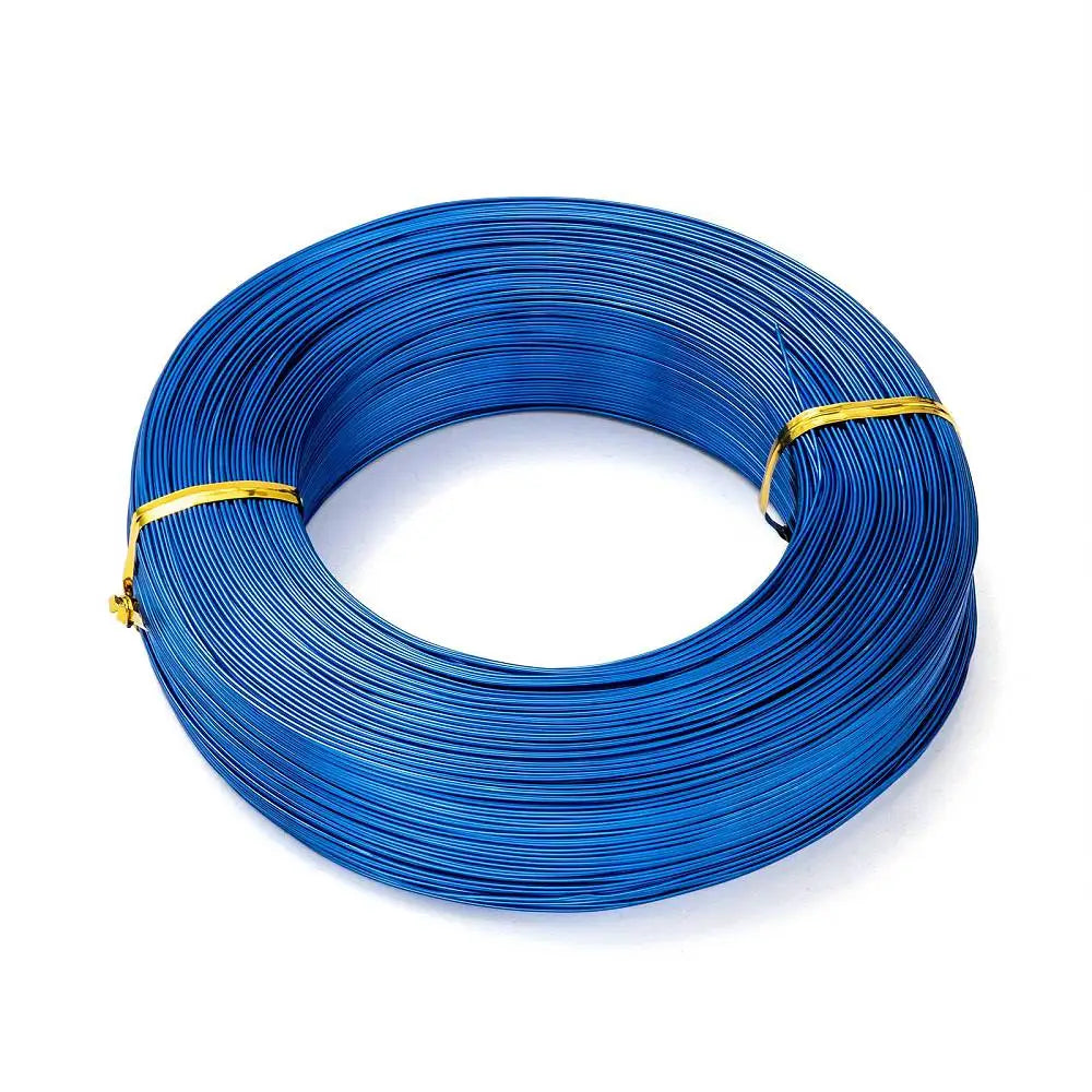 PandaHall 0.6-2.0mm Anodized Aluminum Wire 10 Sizes , Colorful Bendable Craft Wire for Jewelry Making, DIY Model Beading