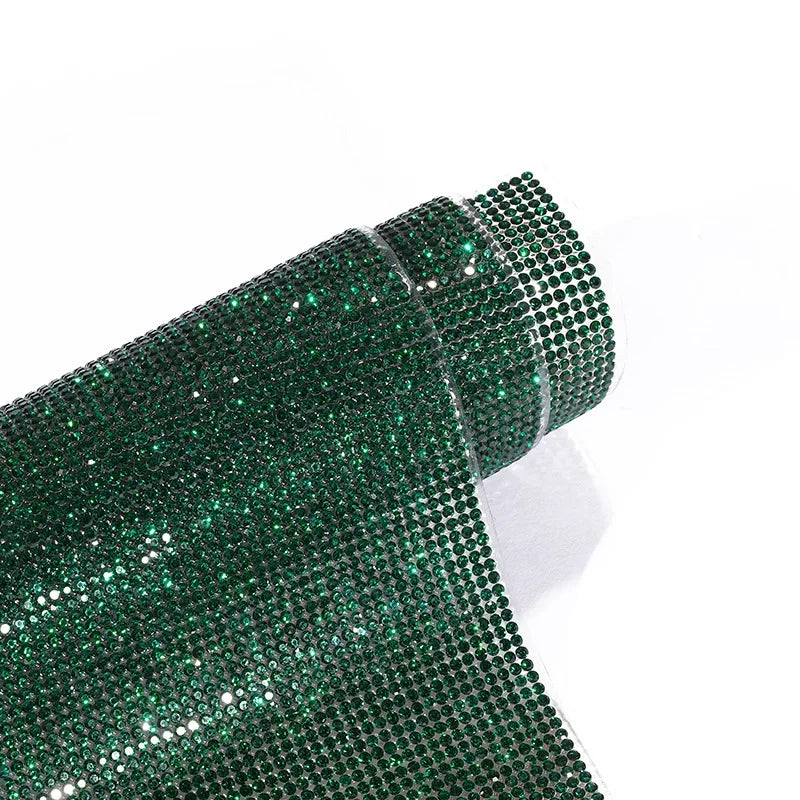Self-adhesive Rhinestone Jewelry DIY Accessories Phone Case Shiny Diamond Ribbon Wedding Crystal Tape Sticker Car Interior Decor