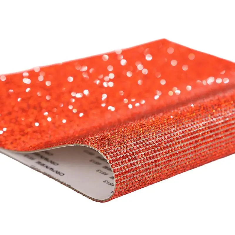 12x20cm Self Adhesive Rhinestone Sticker Tape DIY Decoration Diamond Sticker For Arts Crafts DIY Car Phone Clothes Decoration