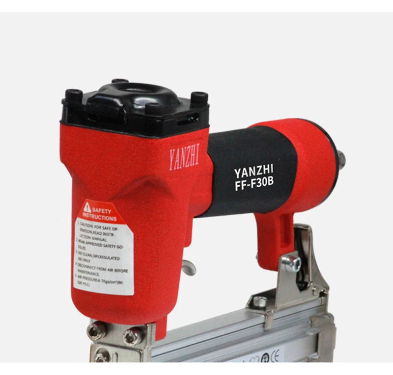 Pneumatic Finish Nailer and Stapler Ergonomic and Lightweight Staple Gun 1.05 x1.25mm for Wood, Upholstery