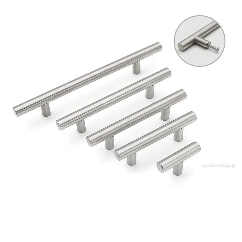 50mm to 500mm Stainless Steel Kitchen Door Cabinet T Bar Handle Pull Knob cabinet knobs furniture handle cupboard drawer handle