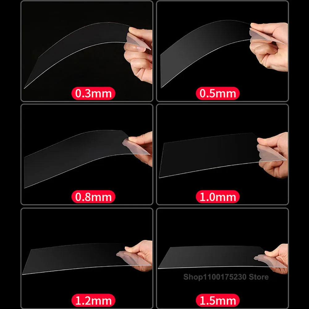 PVC Plate High Transparent Plastic Board Hard Plastic Sheet Thin Plate For Picture Frame DIY Thick 0.3/.4/0.5/0.8/1/1.2/2mm