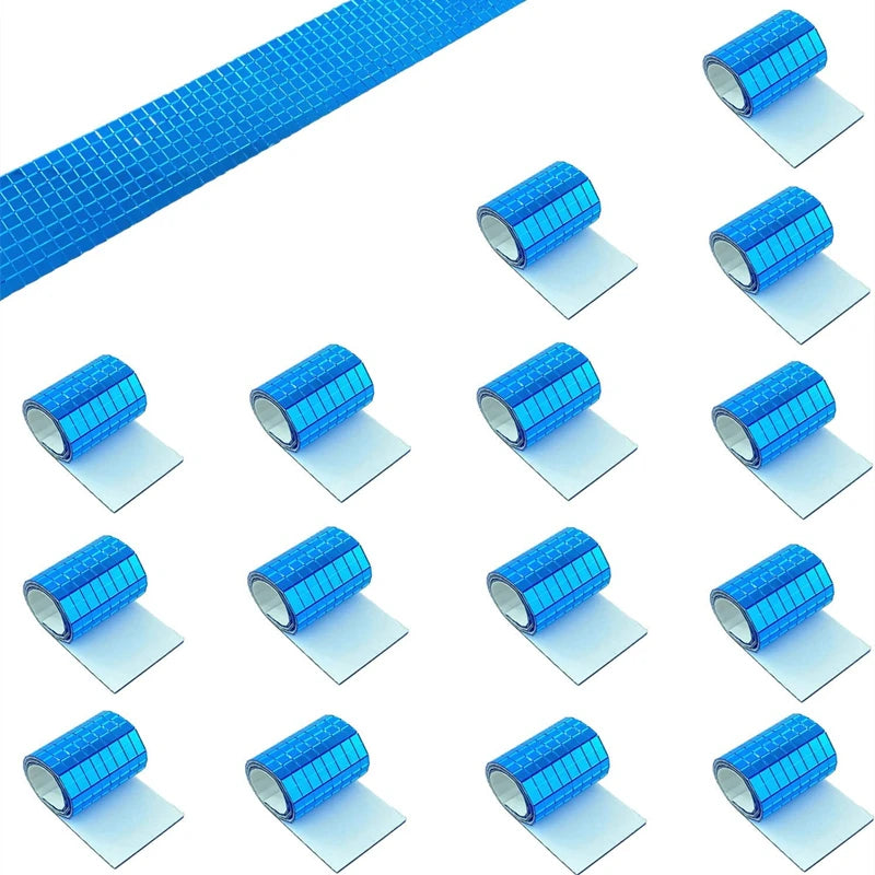 Self-Adhesive Real Glass Craft Mini Square Mirrors Mosaic Tiles Stickers Bathroom DIY Handmade Craft Home Decoration Making Tool