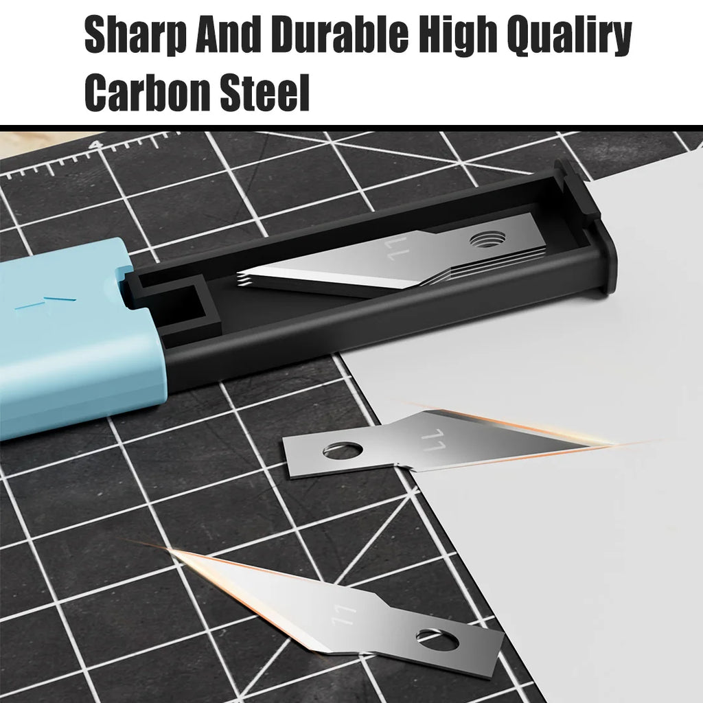 Scimaker  5-Blade Horseshoe Art Knife Precision Cutter for Scrapbook Card Paper Pottery DIY Projects