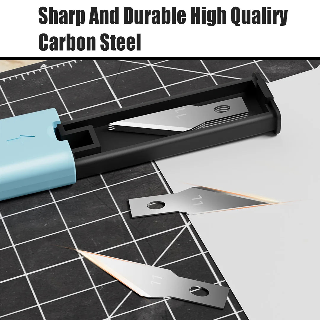 Scimaker  5-Blade Horseshoe Art Knife Precision Cutter for Scrapbook Card Paper Pottery DIY Projects