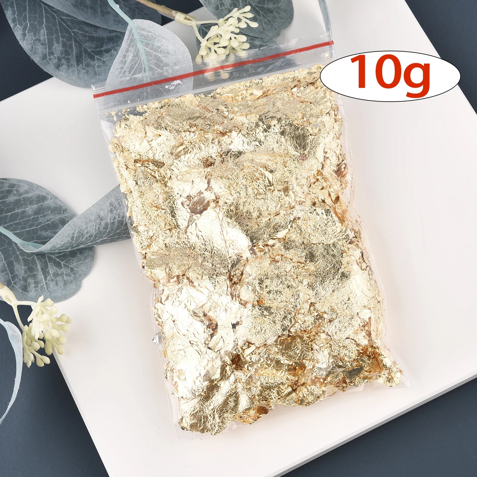 1/2/3/5/10g Imitation Gold Sliver Copper Foil Sequins Glitter Craft Leaf Flake Sheet Shiny Foil Paper Gilding DIY Nail Art Decor