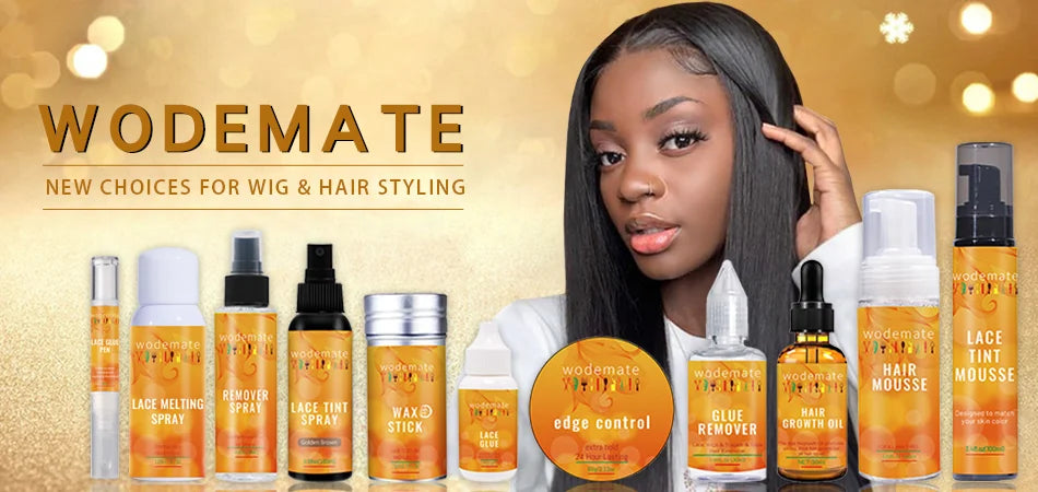 120ML Lace Melting and Holding Spray Glue-Less Hair Adhesive for Wigs, Strong Natural Finishing Hold with Control