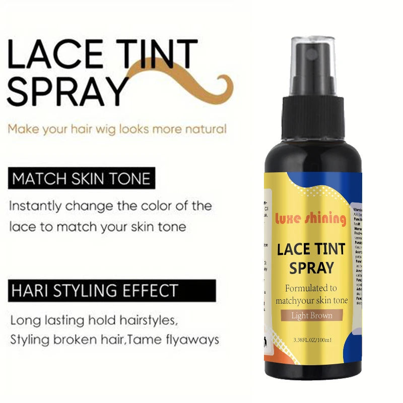 100ml Lace Melting Spray And Holding Spray,Extreme Hold Melting Spray For Lace Wigs,Glueless,Wig Melting Spray & Hair Adhesive