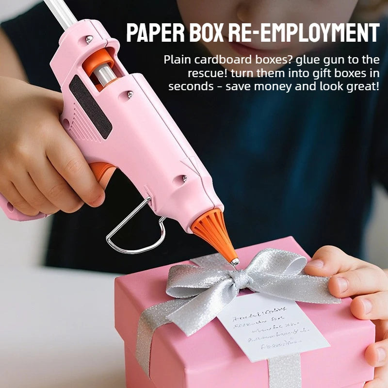 Silicone Gun Hot Melt Glue Gun With 7mm Hot Glue Gun Sticks Perfect For DIY Arts School Crafts Quick Home Repairs Repair Tool