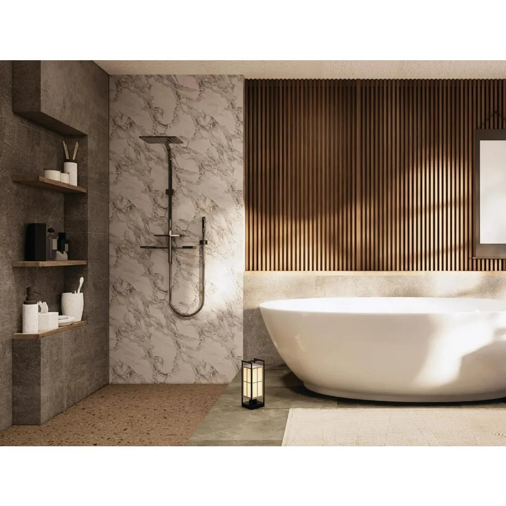 Oak Acoustic Wall Panels - 4-Pack - 94.49 x 12 - Decorative Soundproof Wood Panels