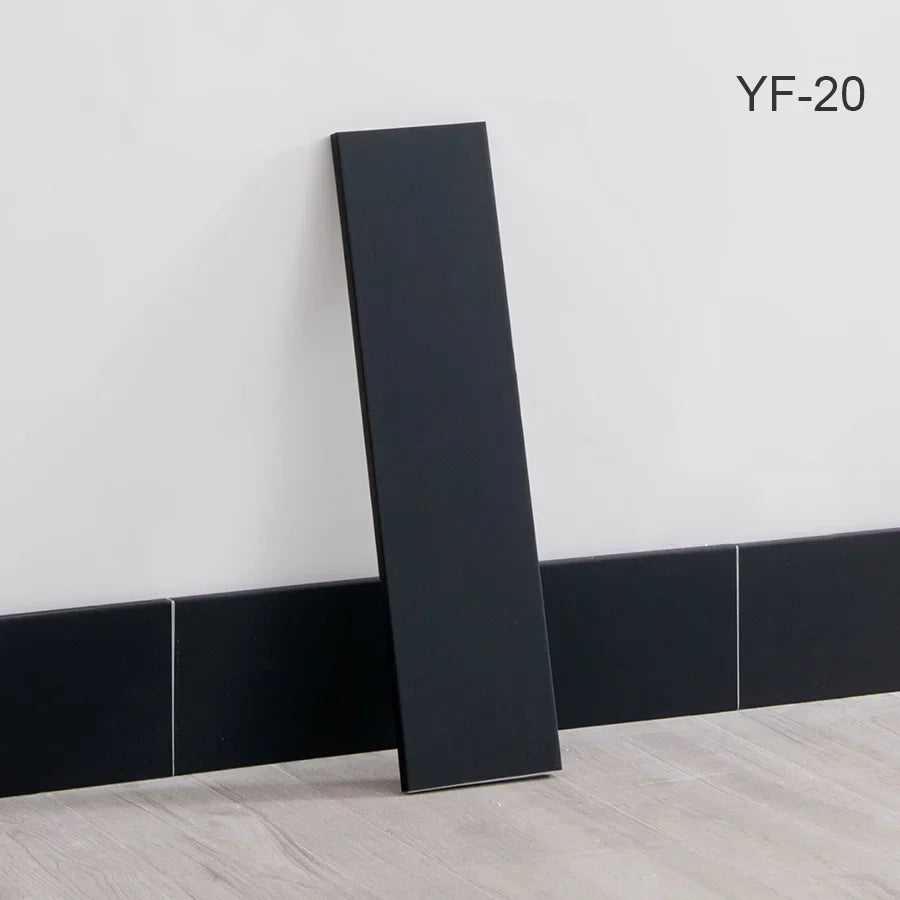 10pcs Self-Adhesive Wooden Stickers Wall Stickers Skirting Lines 10mm Thickness Suitable for All Indoor Places 17.72X4.72In