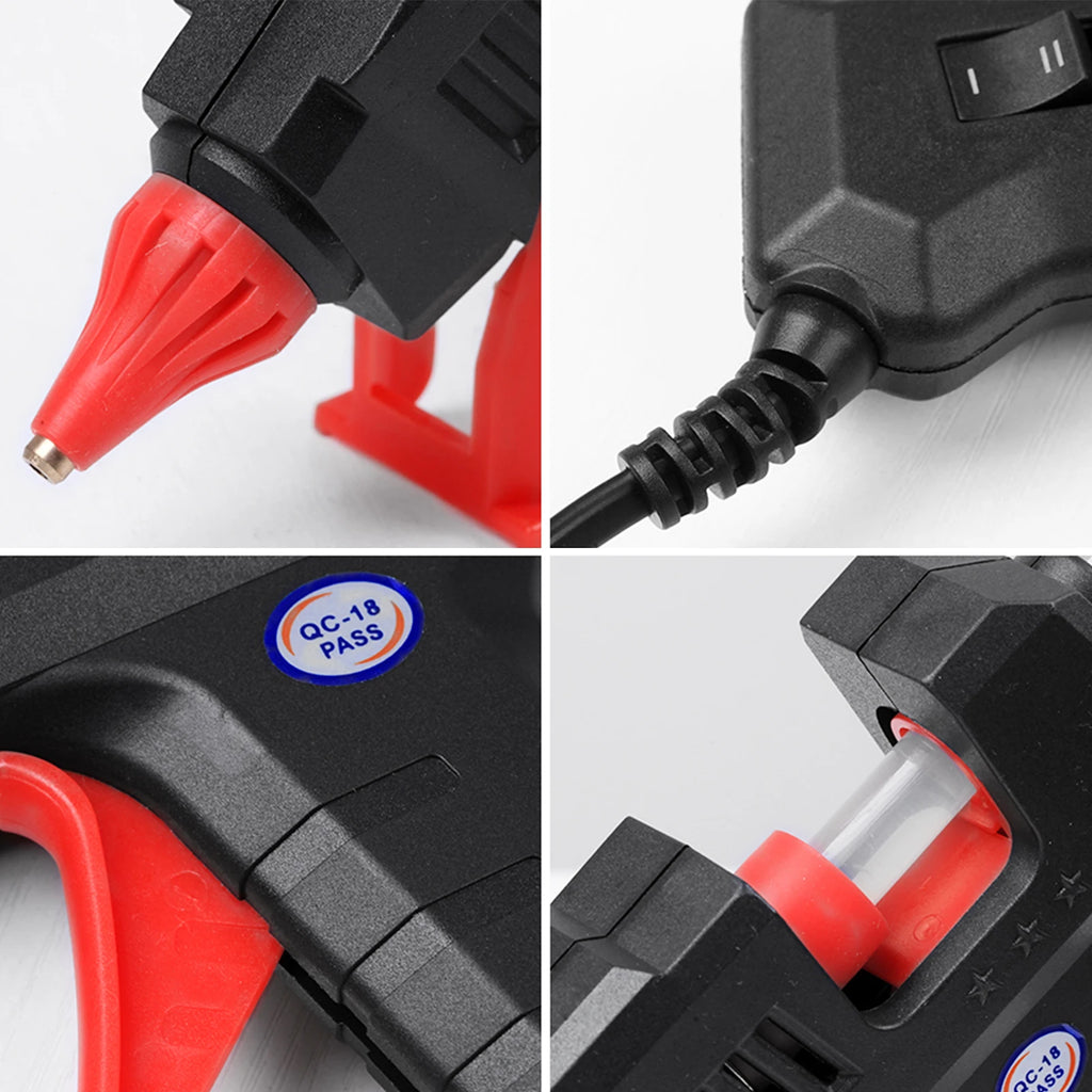 NEWACALOX US 60W 100W DIY Hot Melt Glue Gun Industrial Gluegun 1pc 11mm Glue Gun Sticks Arts DIY Repair Tool