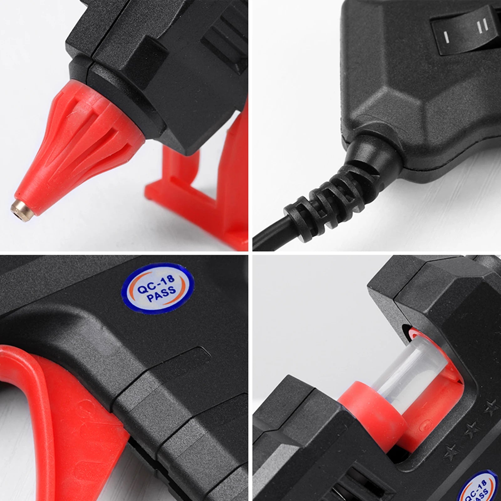 NEWACALOX US 60W 100W DIY Hot Melt Glue Gun Industrial Gluegun 1pc 11mm Glue Gun Sticks Arts DIY Repair Tool