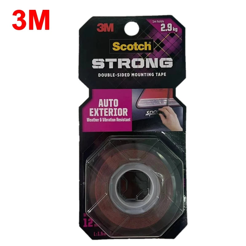 3M Auto tape 3M Car Tape 3M Double Sided Mounting tape Attaches Side Moldings,Trim and Emblems to Interior and Exterior of auto