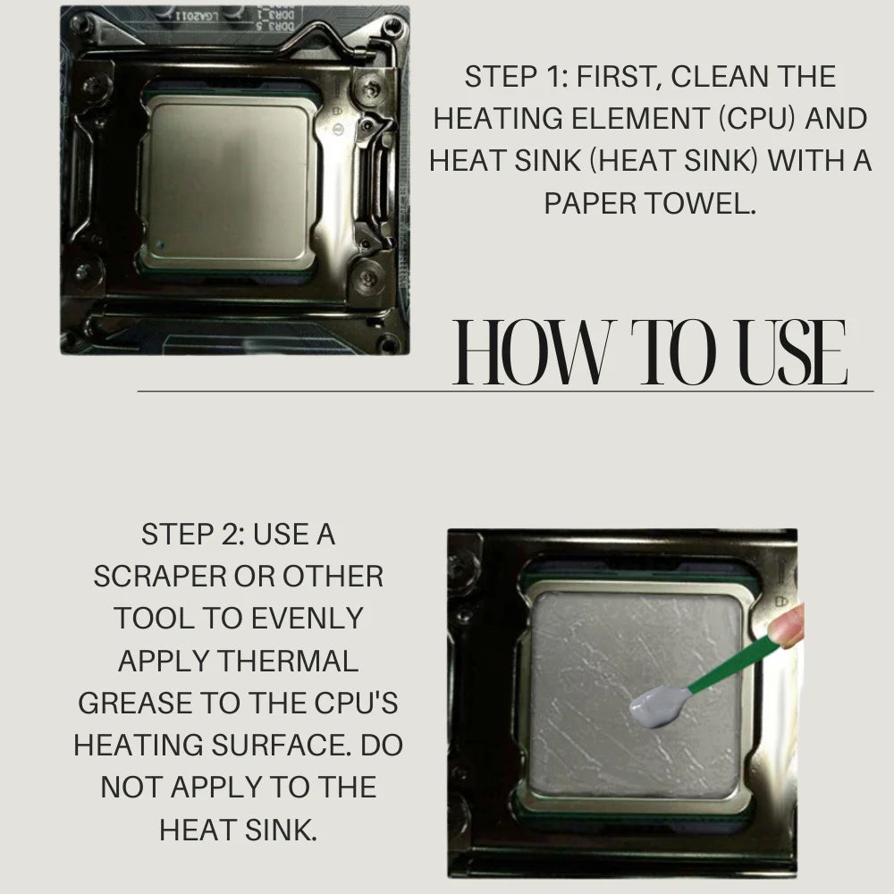 4.8w/m·k Thermal Grease Paste Heat Dissipating Silicone for CPU/GPU/LED Computer Heat Sink Thermal Conductive Adhesive