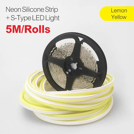 6/8mm 5M/Rolls DIY Separate Silicone Neon Strip 120Leds S-Bendable Newly Flexible Led Tape For LED Neon Sign Waterproof  IP67
