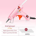 70W Hot Melt Glue Gun with 2/5/10/20 Pcs 7mm Premium Glue Sticks Industrial Guns Heat Temperature Thermo Electric Repair Tool