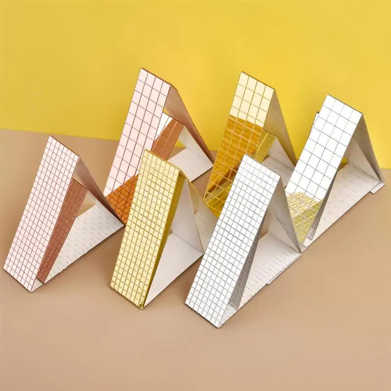 3D Self-Adhesive Real Glass Craft Mini Square Mirrors Mosaic Tiles Stickers Bathroom DIY Handmade Craft Home Decoration Making