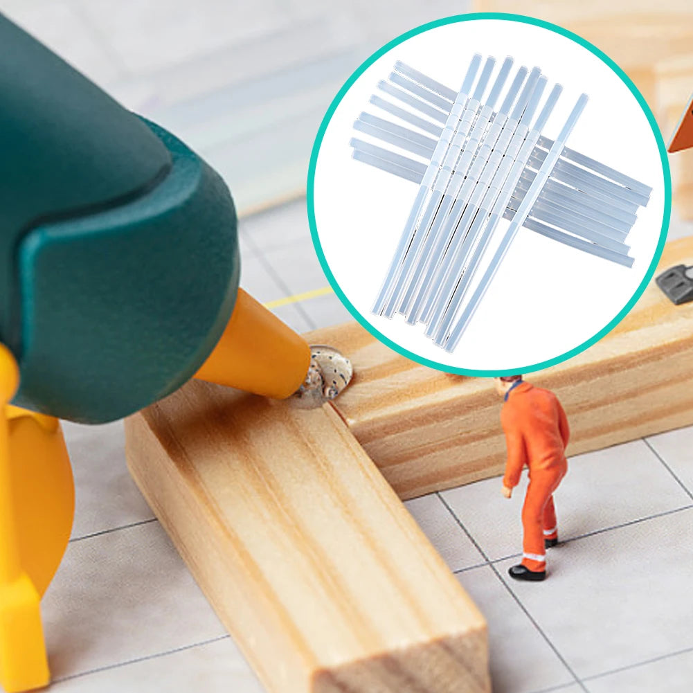 10/20Pcs Hot Melt Glue Sticks High Temperature Resistant 7mm Hot Glue Gun Sticks Adhesive Strengthen Stickiness for Hot Glue Gun