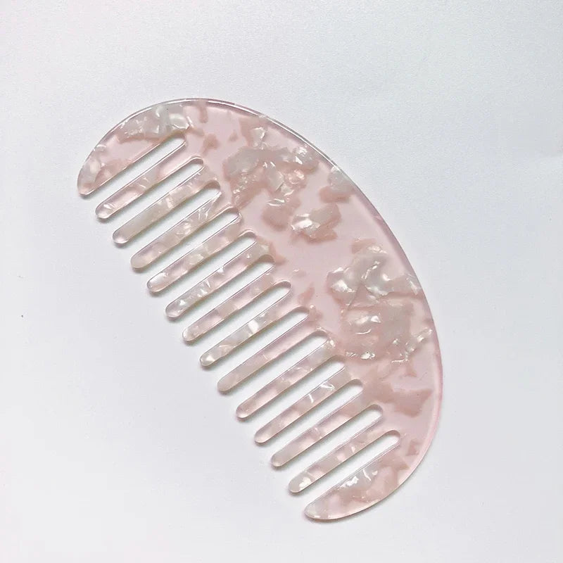 Fashion Acetate Hair Combs Anti-static Massage Hair Brush Hairdressing Colorful Hairdress Salon Styling Tool Travel Accessories
