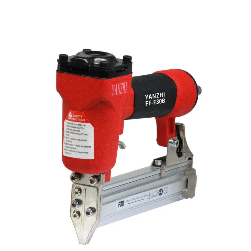 Pneumatic Finish Nailer and Stapler Ergonomic and Lightweight Staple Gun 1.05 x1.25mm for Wood, Upholstery