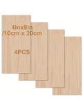 4/8/16/30 Pieces Craft Plywood - 8X4 Inch, 2mm Thick, Smooth Wood Board for Laser Cutting, DIY Projects, Architectural Models