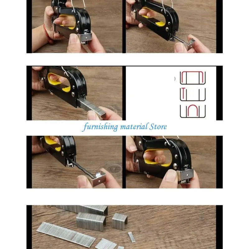 Y5GD Guns DIY Furniture Construction Stapler Upholstery Staple Guns With Staple