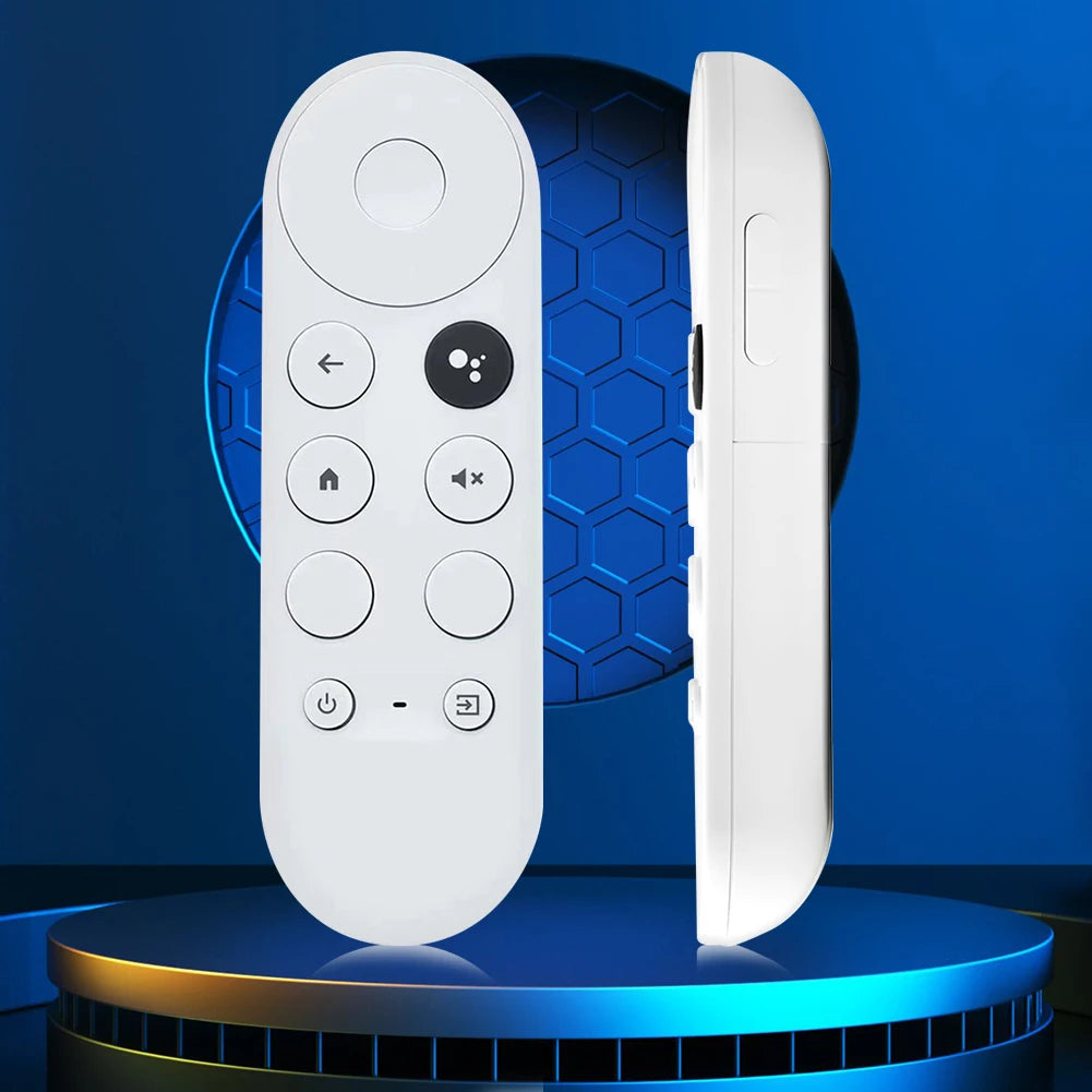 G9N9N Smart TV Remote Bluetooth-Compatible Voice Set-Top Box Remote Control Remote Controller for Google TV Chromecast 4K Snow