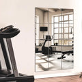 Home Gym Mirror Tiles for Wall, 14 x12 x12PCS Full Length Home Gym Workout Mirror for Garage, Bedroom, Living Room, Over The Do