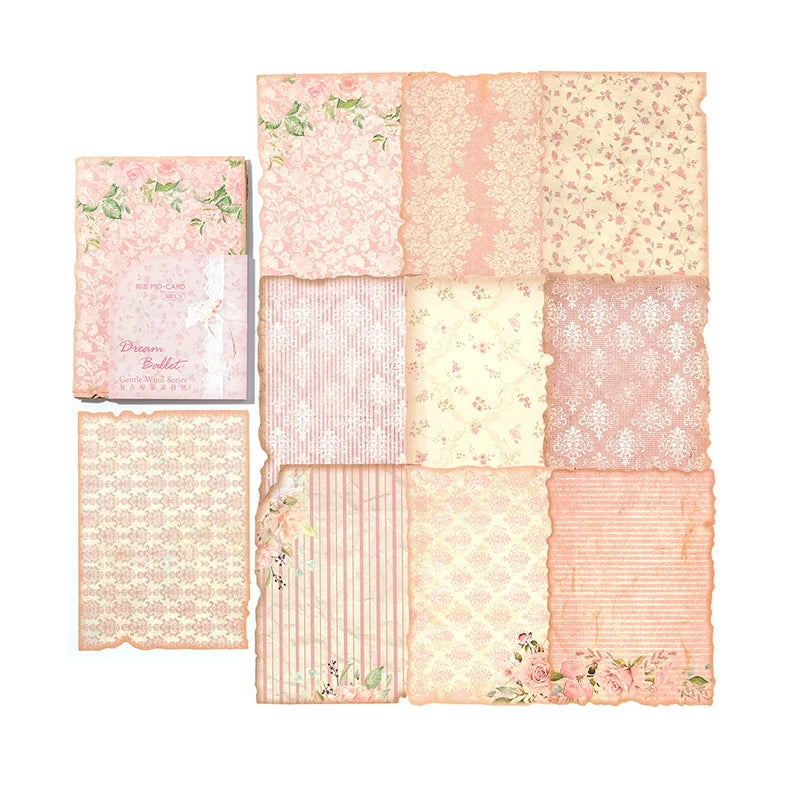30 Sheets Vintage Journal Scrapbooking Supplies Material Labels paper for Journal notebook Planner hand made Craft Supplies