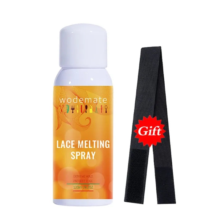 120ML Lace Melting and Holding Spray Glue-Less Hair Adhesive for Wigs, Strong Natural Finishing Hold with Control