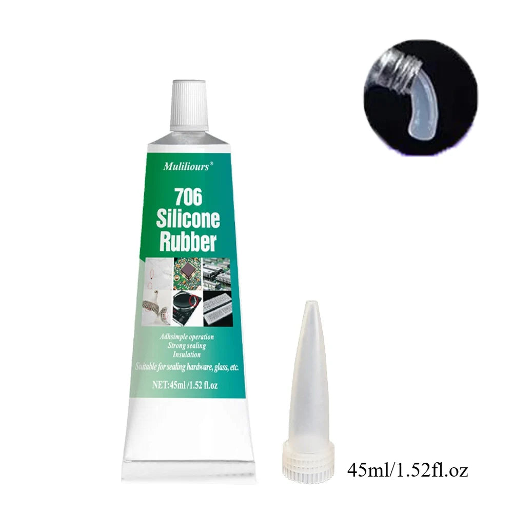 Silicone Industrial Adhesive 704/705/706 Electronic Sealant Components Lithium LED Insulation Waterproof Sealing Silicone Rubber