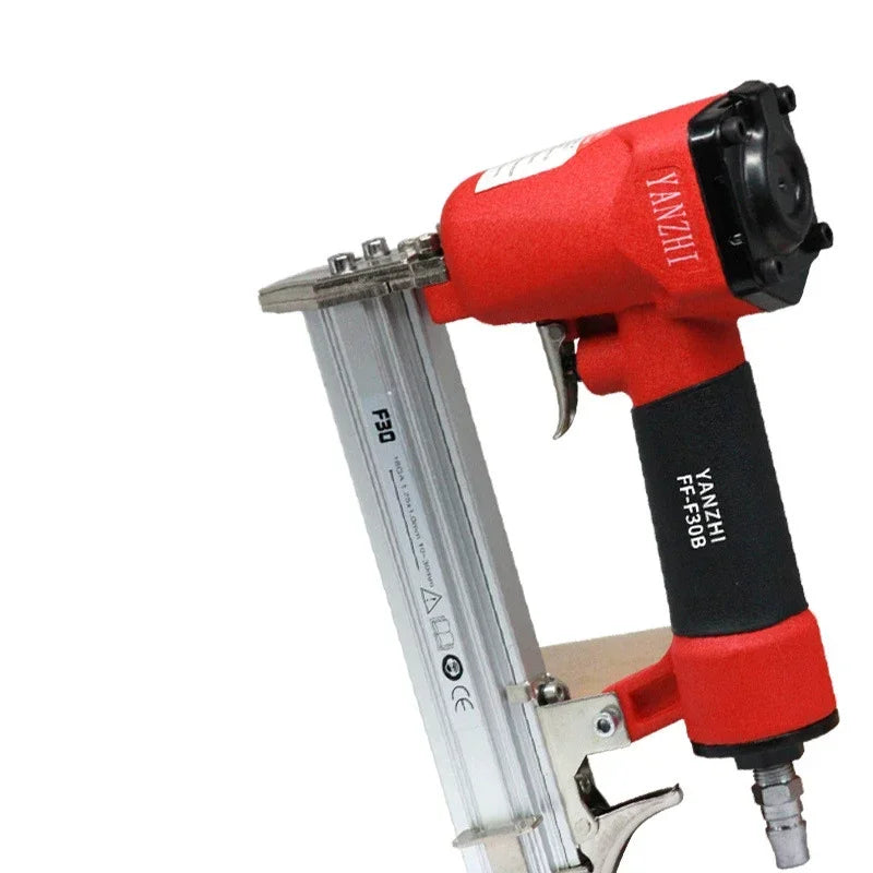 Pneumatic Finish Nailer and Stapler Ergonomic and Lightweight Staple Gun 1.05 x1.25mm for Wood, Upholstery