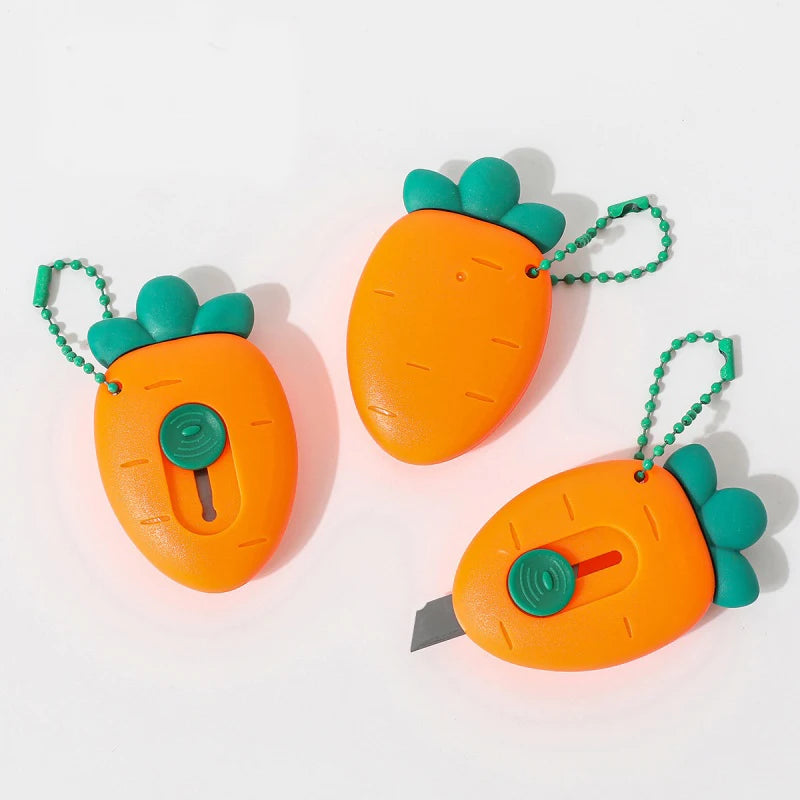 1Pcs Utility Knife In The Shape Of Mini Fruit Designed To Be Hung For Unpacking Paper Cuttings Envelope Wrapping Tool