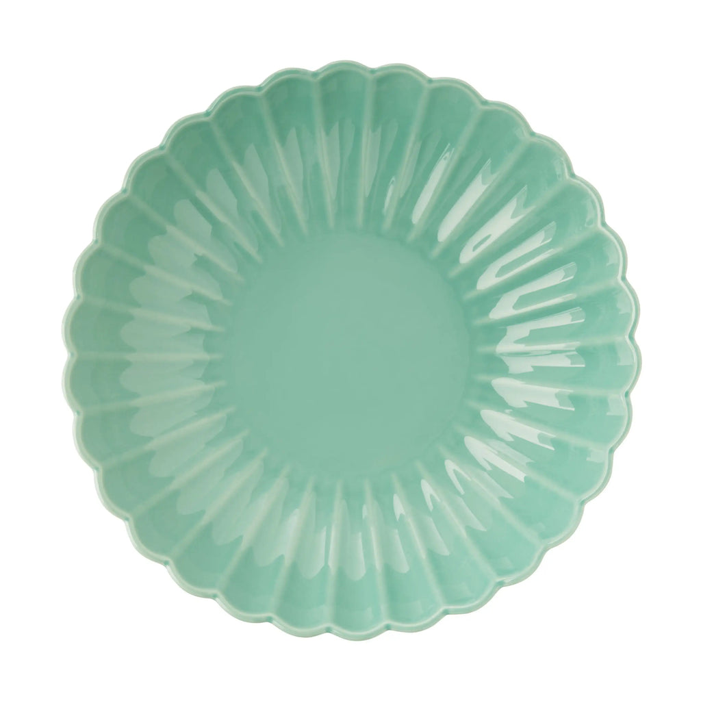 Vintage Green Serving Bowl - Microwave Safe Pasta & Mashed Potatoes Bowl | Colette Collection