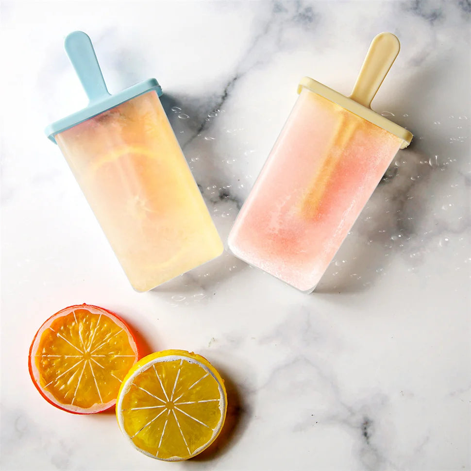12 Pieces Silicone Popsicle Maker Molds Food Grade Ice Molds With Ice Cream With 50 Popsicle Sticks Popsicles Molds Household