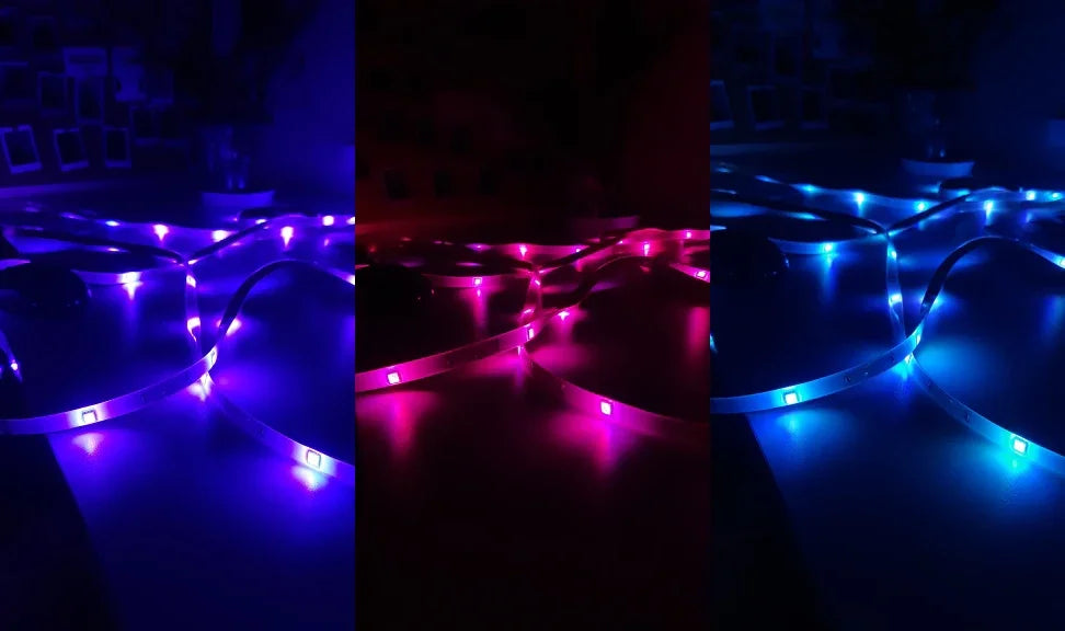 4-16ft Led Lights For Bedroom, LED Strip Lights With Remote Control RGB LED Strip, LED Lights For Room Home Party