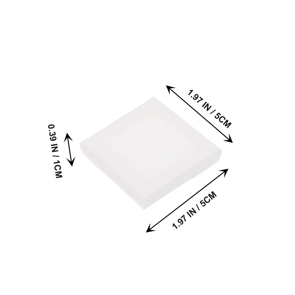 12Pcs Mini Oil Painting Frame 5x5cm Smooth Blank Canvas Panels Easy to Use for DIY Painting Crafts Art Students Home Decor
