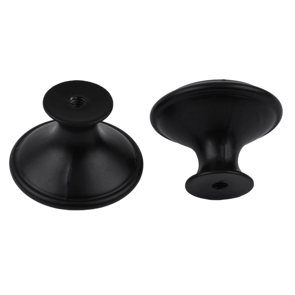 20pcs Vintage Cabinet Handles Drawer Knobs Black Single Hole Drawer Pulls Furniture Cupboard Closet Door Handles Hardware