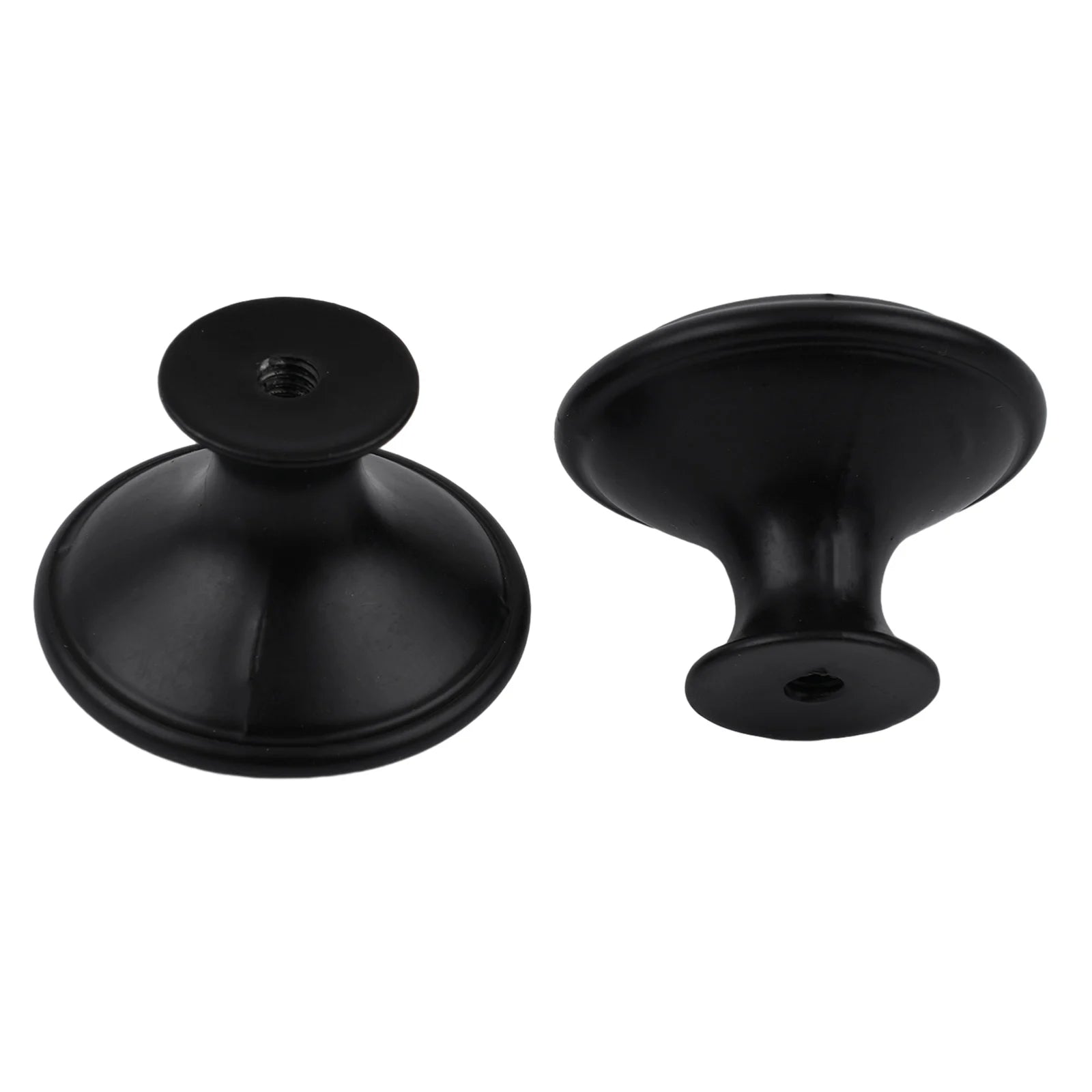 20pcs Vintage Cabinet Handles Drawer Knobs Black Single Hole Drawer Pulls Furniture Cupboard Closet Door Handles Hardware