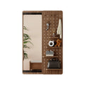 Wall Mounted Full Body Mirror with Storage Multifunctional Wooden Frame Mirror Panel for Living Room Bedroom