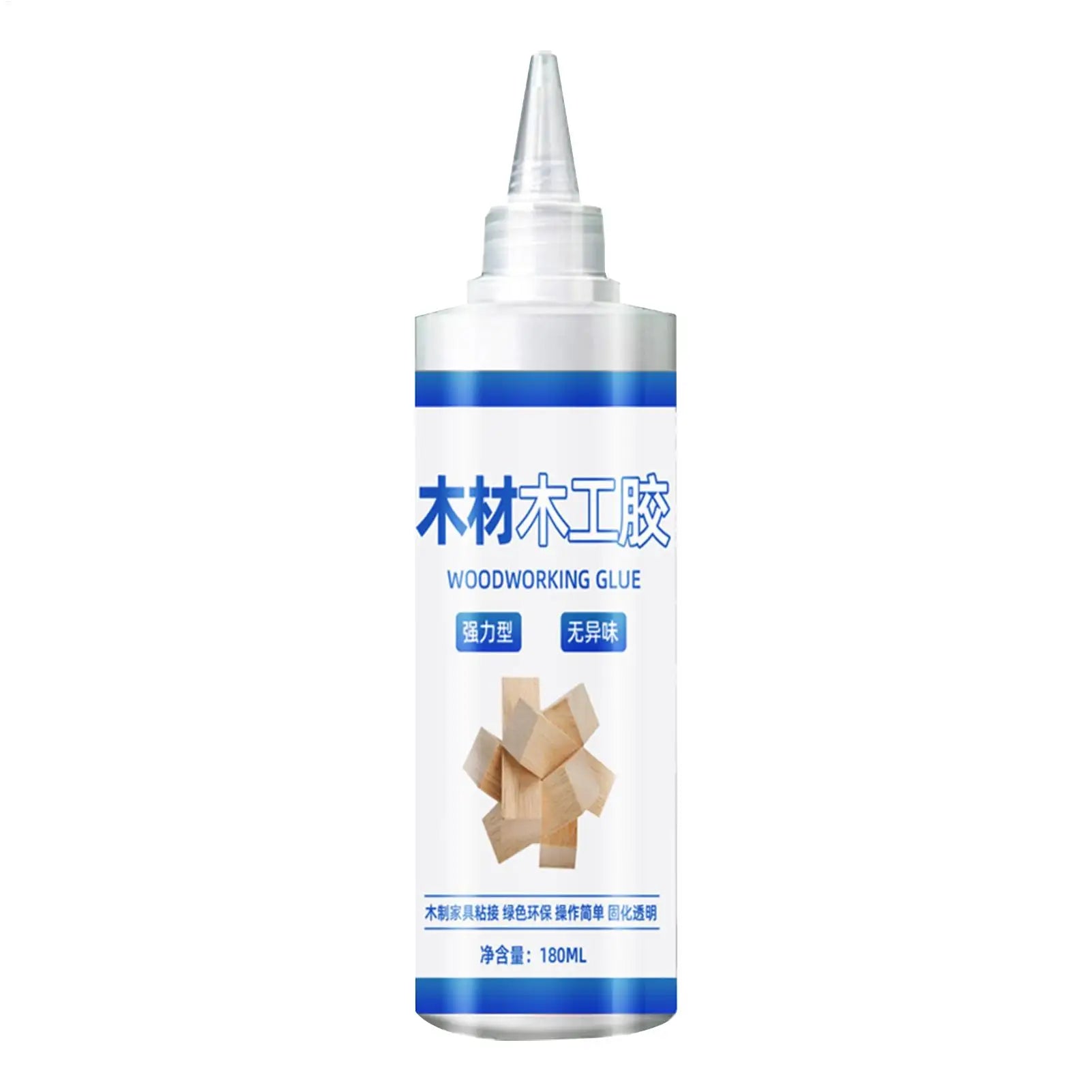 180ml Clear Wood Glue Carpenter Glue Transparent Eco-Friendly Wood Adhesive Safe Glue Woodworking Glue Multi-Functional Glue