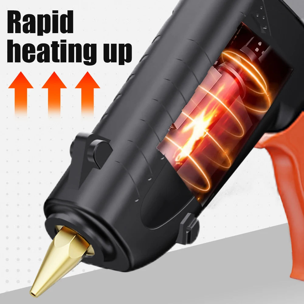 150W Hot Melt Glue Gun 11mm Glue Sticks Industrial Guns Heat Temperature Thermo Electric Repair Tool DIY Electrothermal Glue Gun