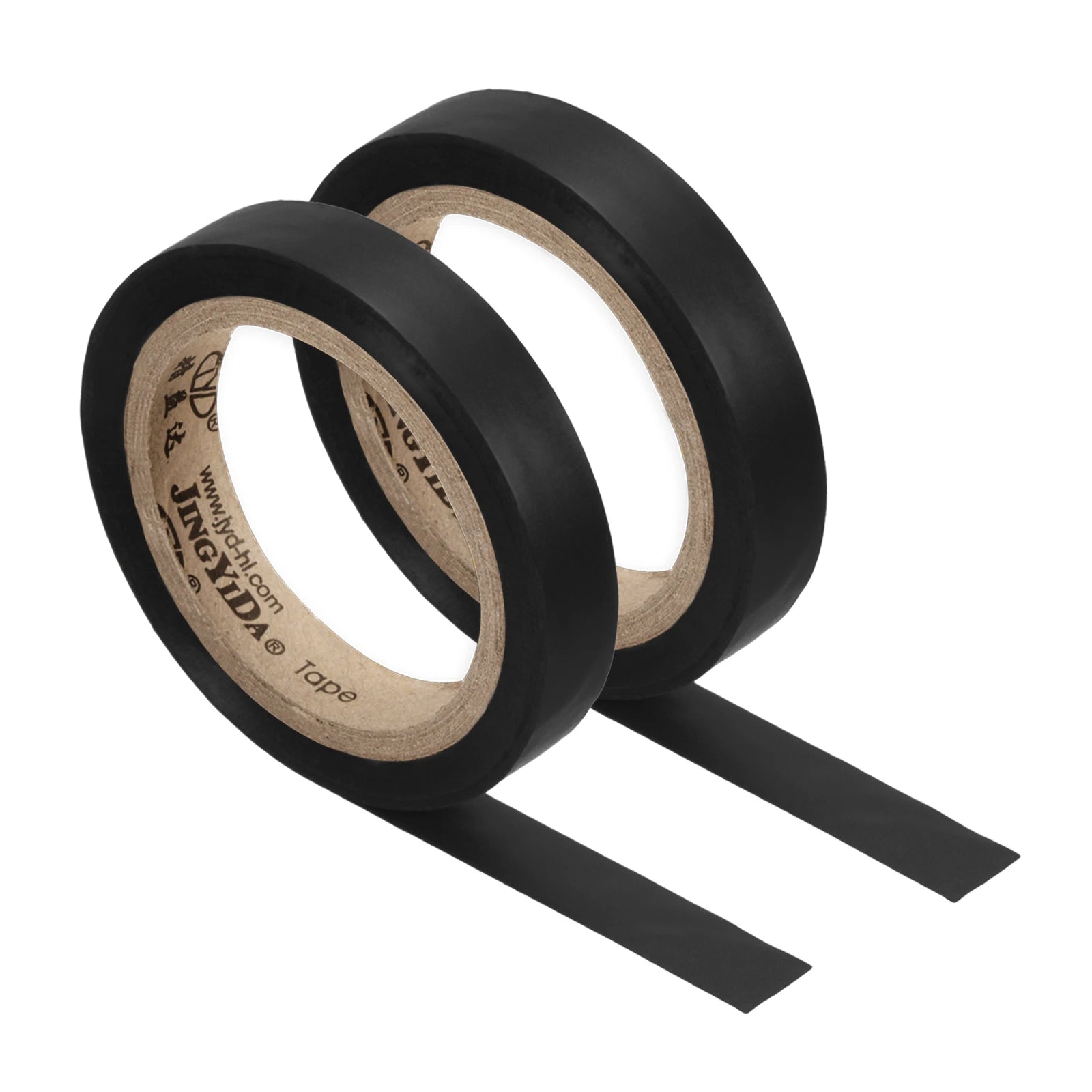 26Ft Grip Finishing Tape, 2 Pack PVC Racquet Finishing Tapes Racket Accessories Sticky Seal for Tennis Badminton, Black