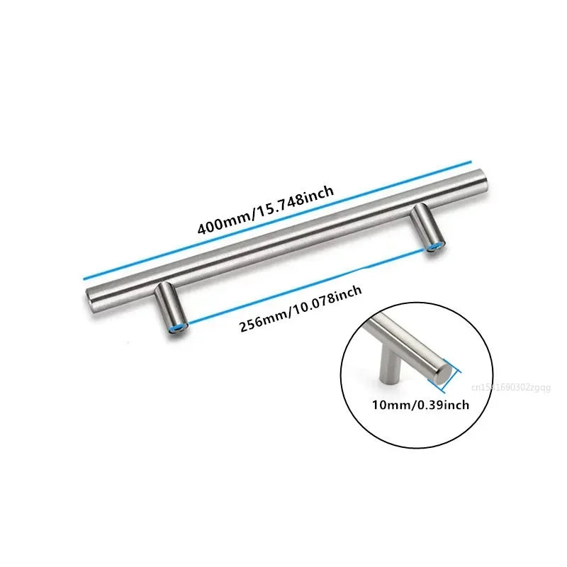 50mm to 500mm Stainless Steel Kitchen Door Cabinet T Bar Handle Pull Knob cabinet knobs furniture handle cupboard drawer handle