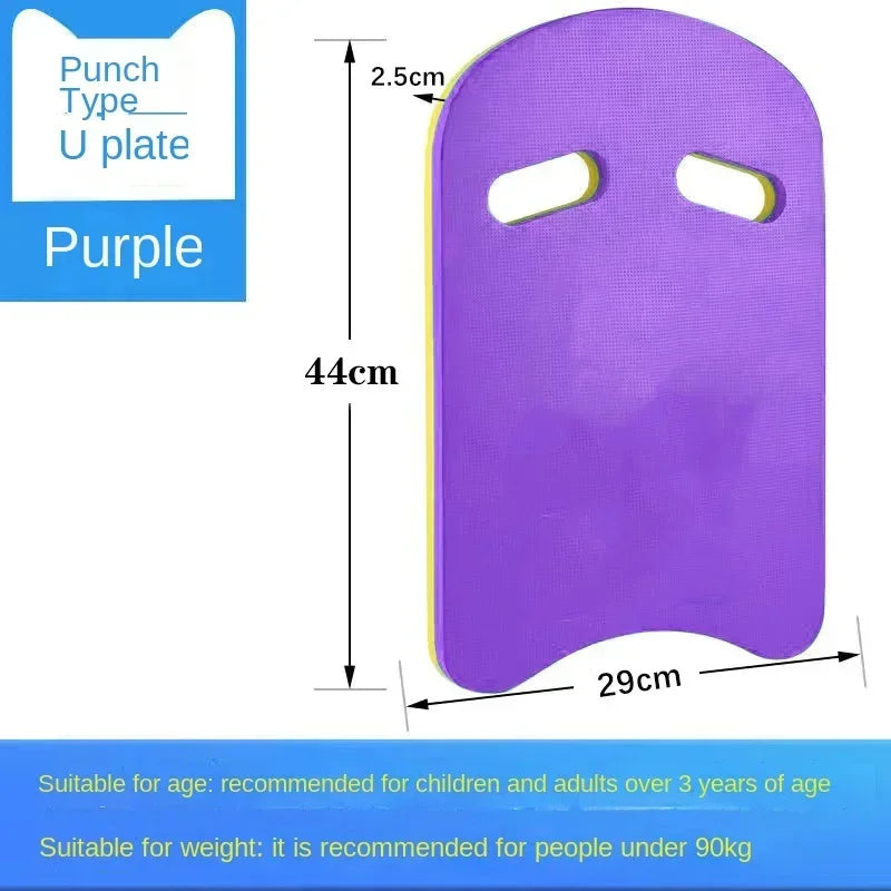 Kickboard Swimming Training Kick Board EVA Foam Floating Board U-Shaped Kickboard for Kids Adults Water Pool Accessories