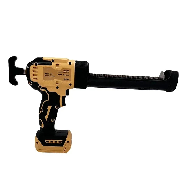 Fit DeWalt 20V Cordless Electric Caulking Gun 6-Speed for Doors Windows Glass Sealant Adhesive Glue Gun with LED Light Tool