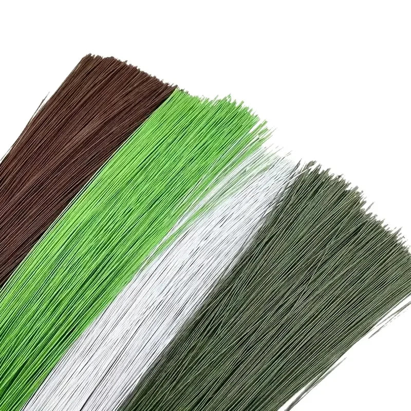 100 Pcs Floral Wire 26 Gauge Crafts Florist Green Floral Wire for Crafts Bouquet Stem Wreath Making Flower Arrangement Supplies1