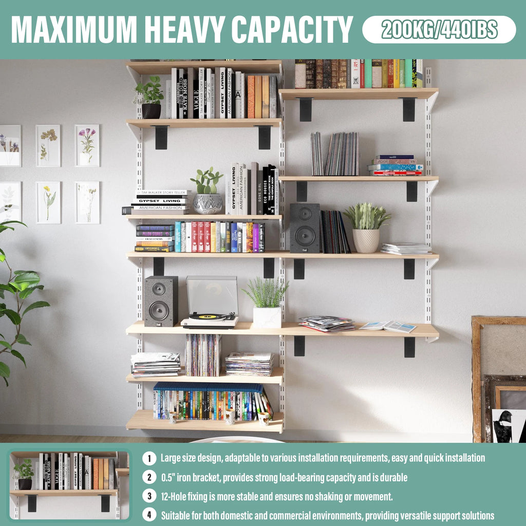 Countertop Support Brackets 12 Inch Heavy Duty Counter Top L Brackets 4 Pieces Metal Mantel Corbels for Wood Quartz Granite