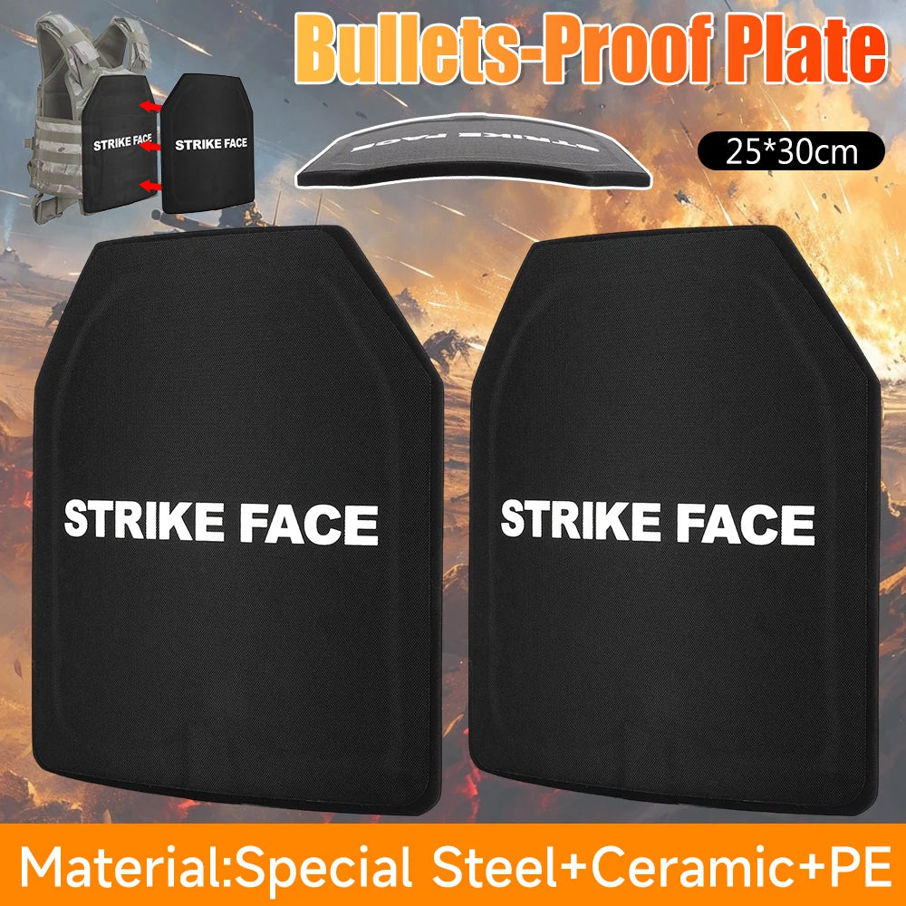 Anti Bullet Board 10x12In Lightweight Tactical NIJ Level IIIA UHMWPE Bullet-Proof Plate Level 3A Backpack Armor Panel Body Armor